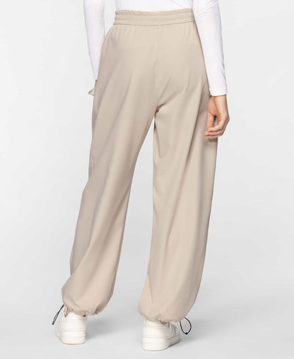 Women's Perforated Logo Wide Leg Trouser