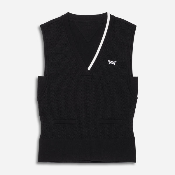 Winter V Neck Golf Windshirts Women's Varsity Deep V-Neck Vest PXG
