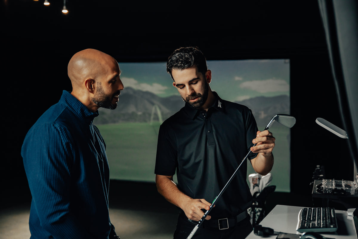 PXG in store fitting with an expert fitting specialist