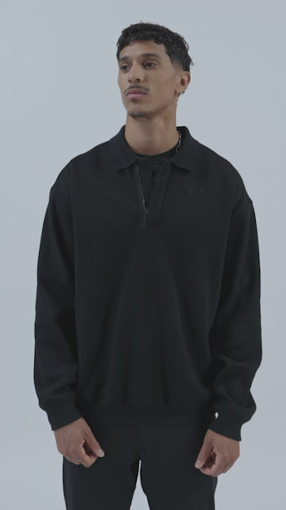 Men's Polo Collar Pullover