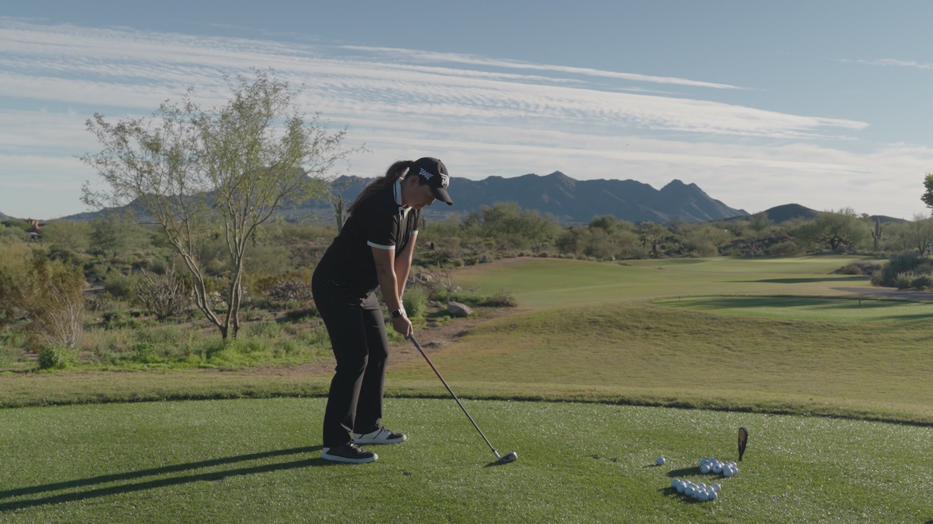 LPGA Tour Pro Mina Harigae and her pro video