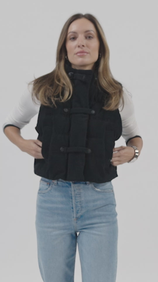 Women's Cozy Corduroy Puffer Vest – PXG