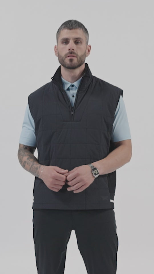 Men's 1/2 Zip Quilted Vest – PXG