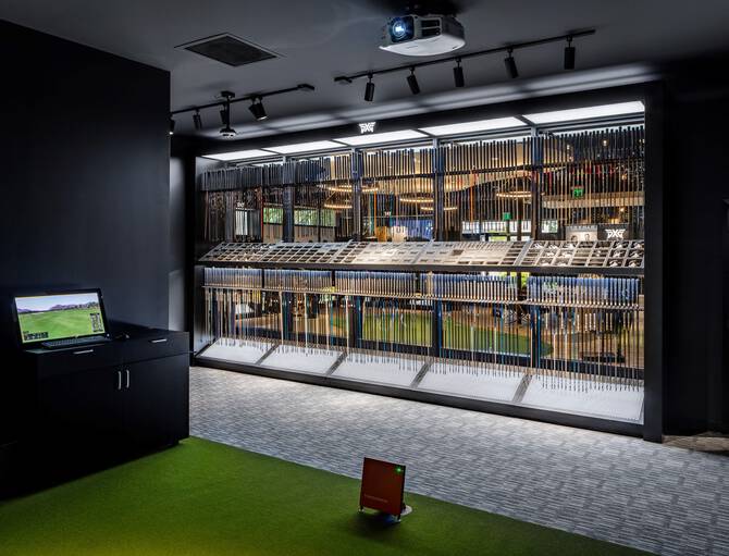 PXG Golf Store Interior - London South