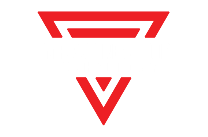 Triangle icon with words, impactor reactor technology
