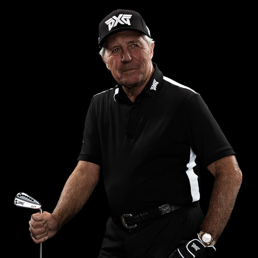 PXG Brand Ambassador Golf Legend Gary Player studio portrait