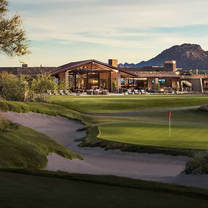 Club house at Scottsdale National Golf Course