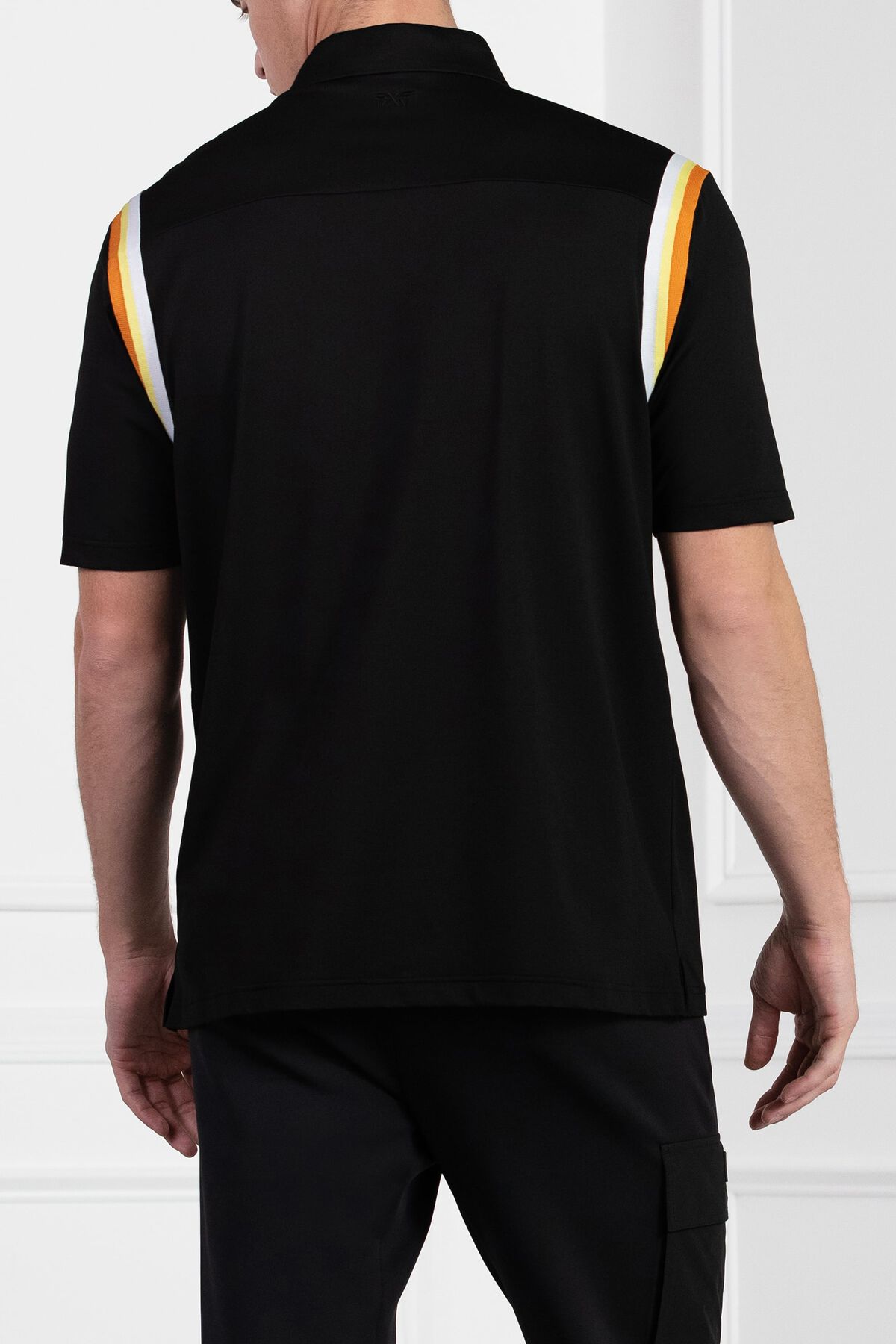 Comfort Fit Short Sleeve Banded Polo Black