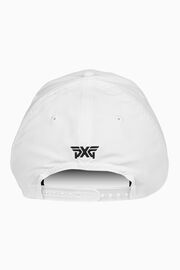 Lightweight Structured Low Crown Curved Bill Cap White