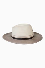 Straw Two-Tone Hat 