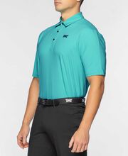 Men's Comfort Fit Perforated Panel Polo 