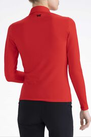 Long Sleeve Front Gathered Polo 