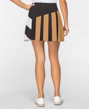 Women's Broken Stripe Pleated Skirt 