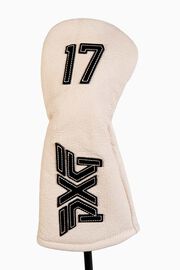 Lifted Leather Cream Hybrid Headcover 