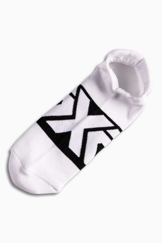 Chaussettes basses avec logo pour femme — Blanc