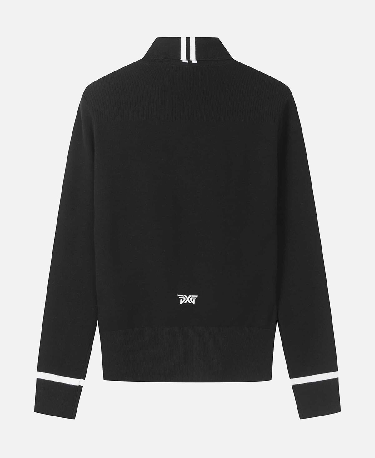 FAカラーネックセーター - ブラック 