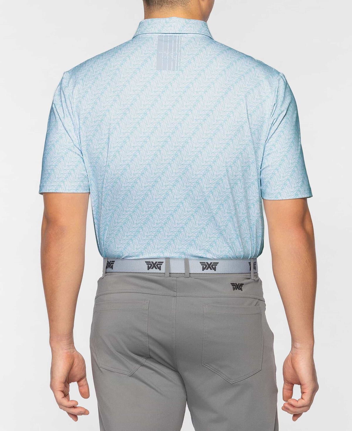 Men's Comfort Fit Galaxy Print Polo 