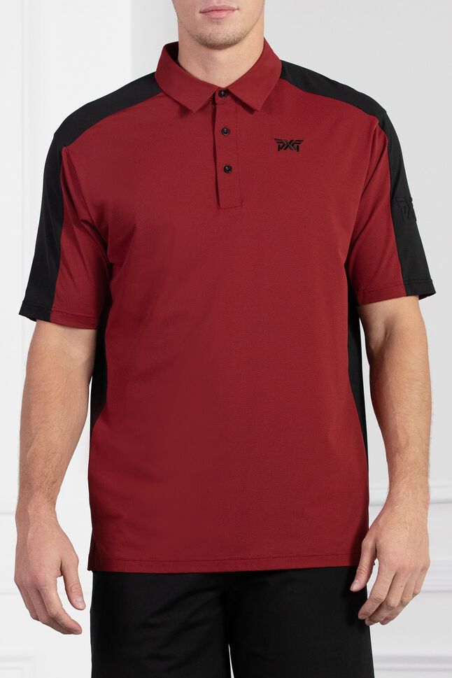 Comfort Fit Short Sleeve Side Block Polo