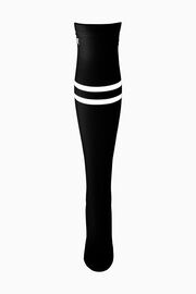 2021 Women's Knee High Socks- Black Black
