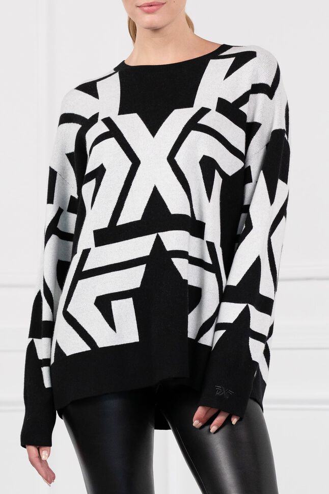 All-Over Bold Logo Sweater