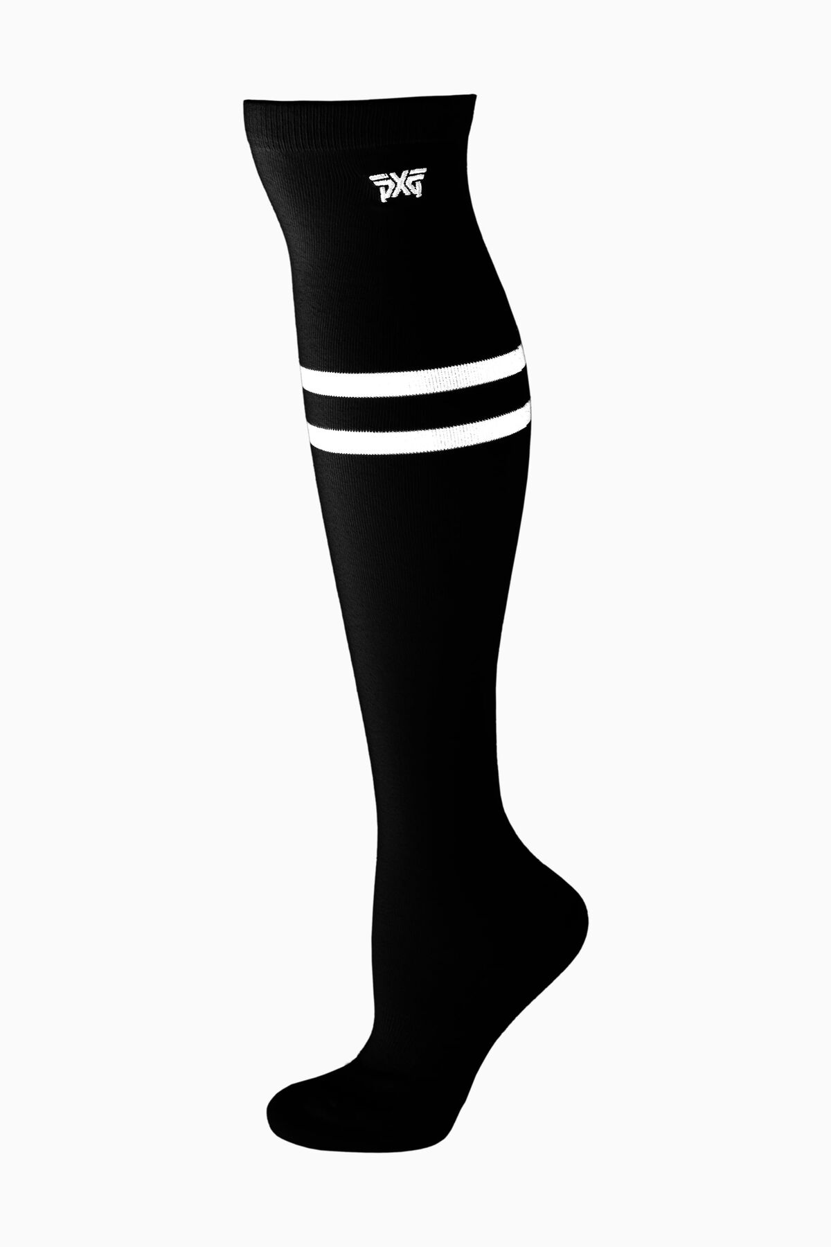 2021 Women's Knee High Socks- Black Black