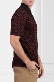 Comfort Fit Harlequin Short Sleeve Polo 