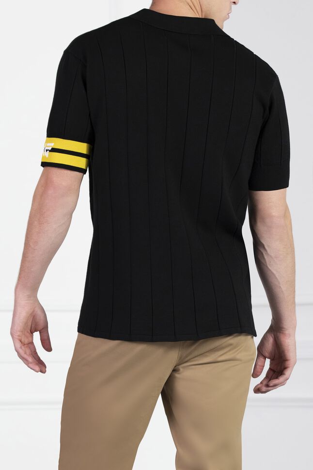Knitted Short Sleeve Polo