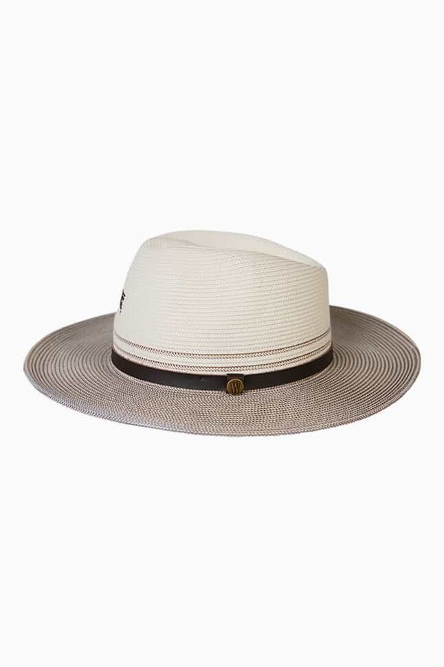 Straw Two-Tone Hat