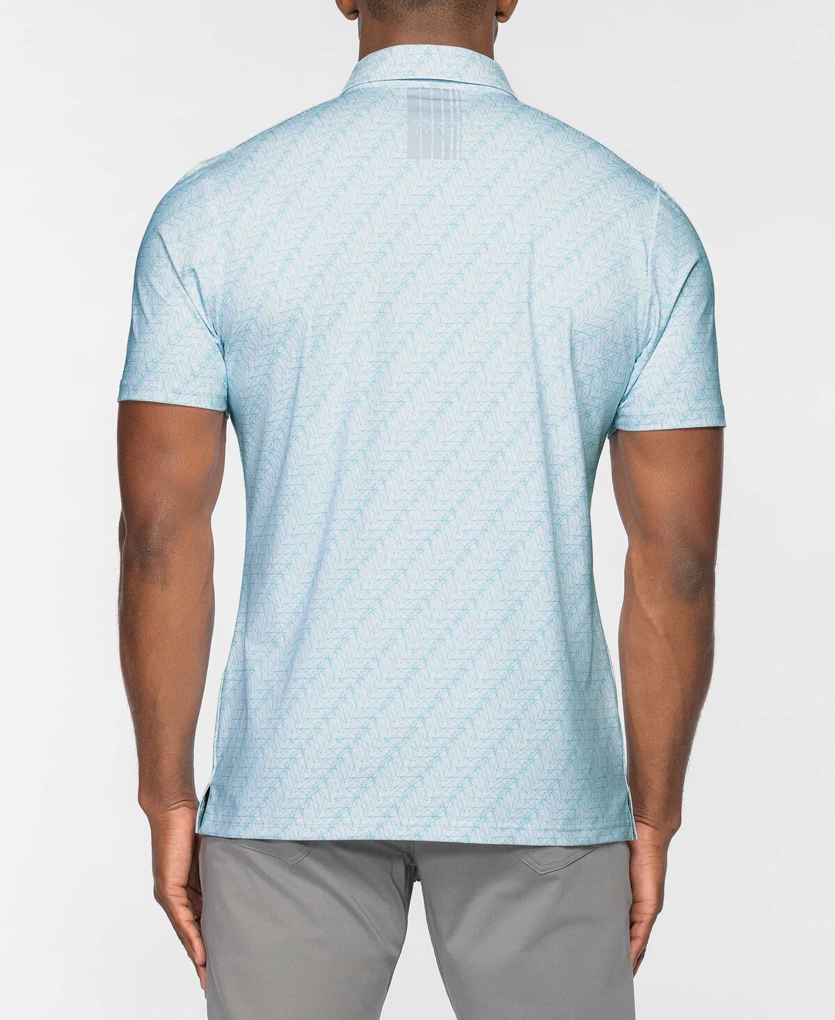 Men's Athletic Fit Galaxy Print Polo 