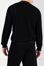 Asymmetrical Stripe Long Sleeve 1/4-Zip Sweater 
