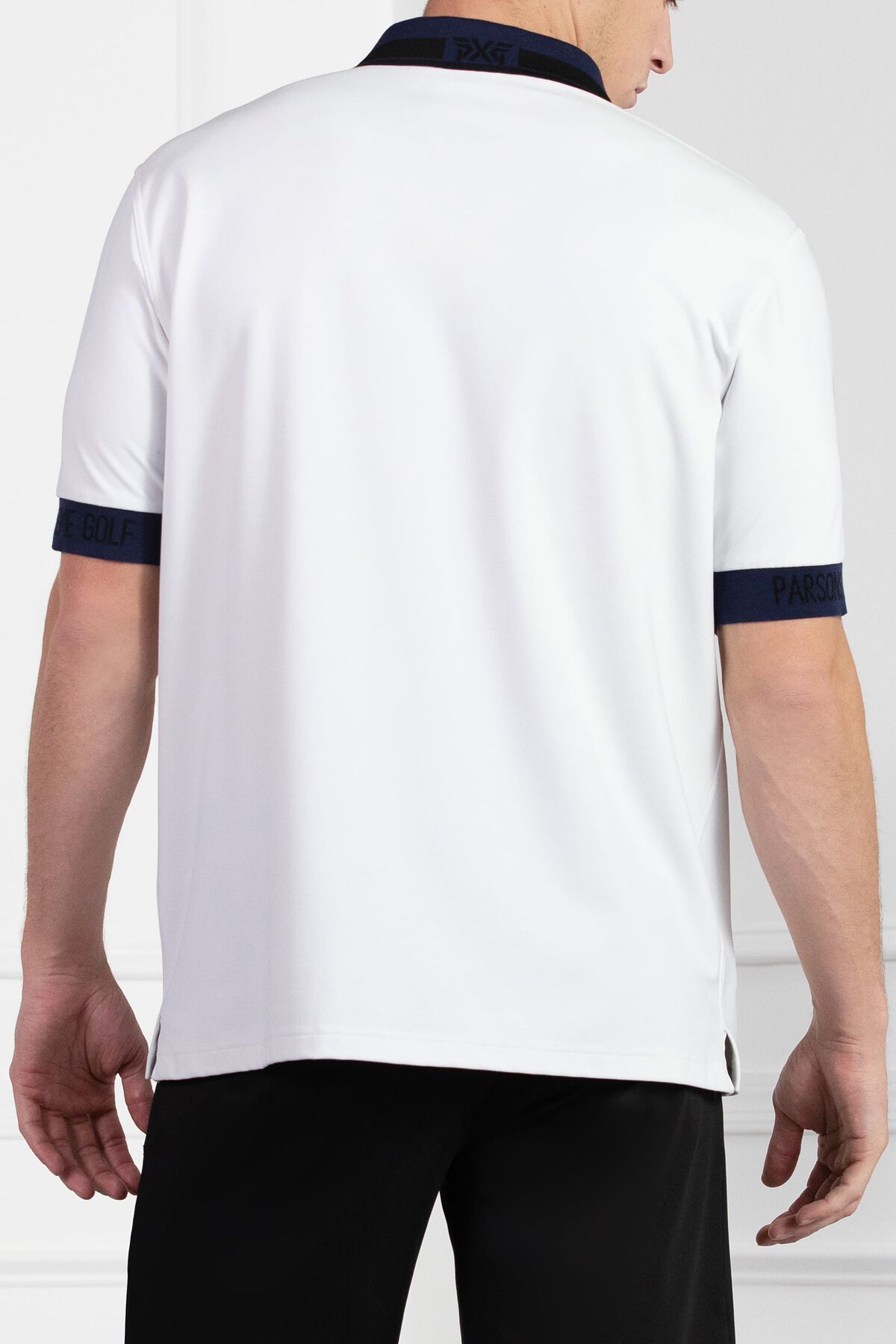 Comfort Fit Short Sleeve Wide Placket Polo White