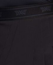 Darkness Logo Tape Pleated Wrap Skirt 
