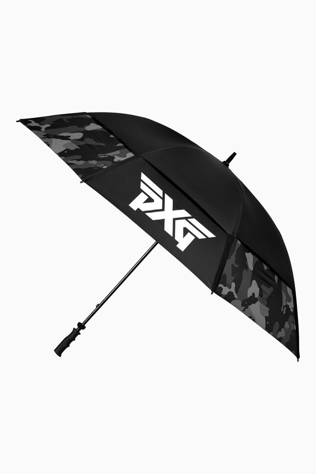 Fairway Camo Dual Canopy Umbrella - Black