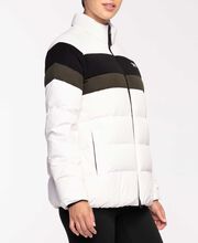 Full-Zip Stripe Puffer Jacket 
