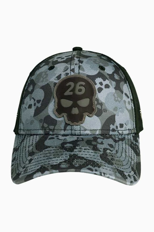 Darkness Skull Camo Stitched Logo 9FORTY Snapback Cap