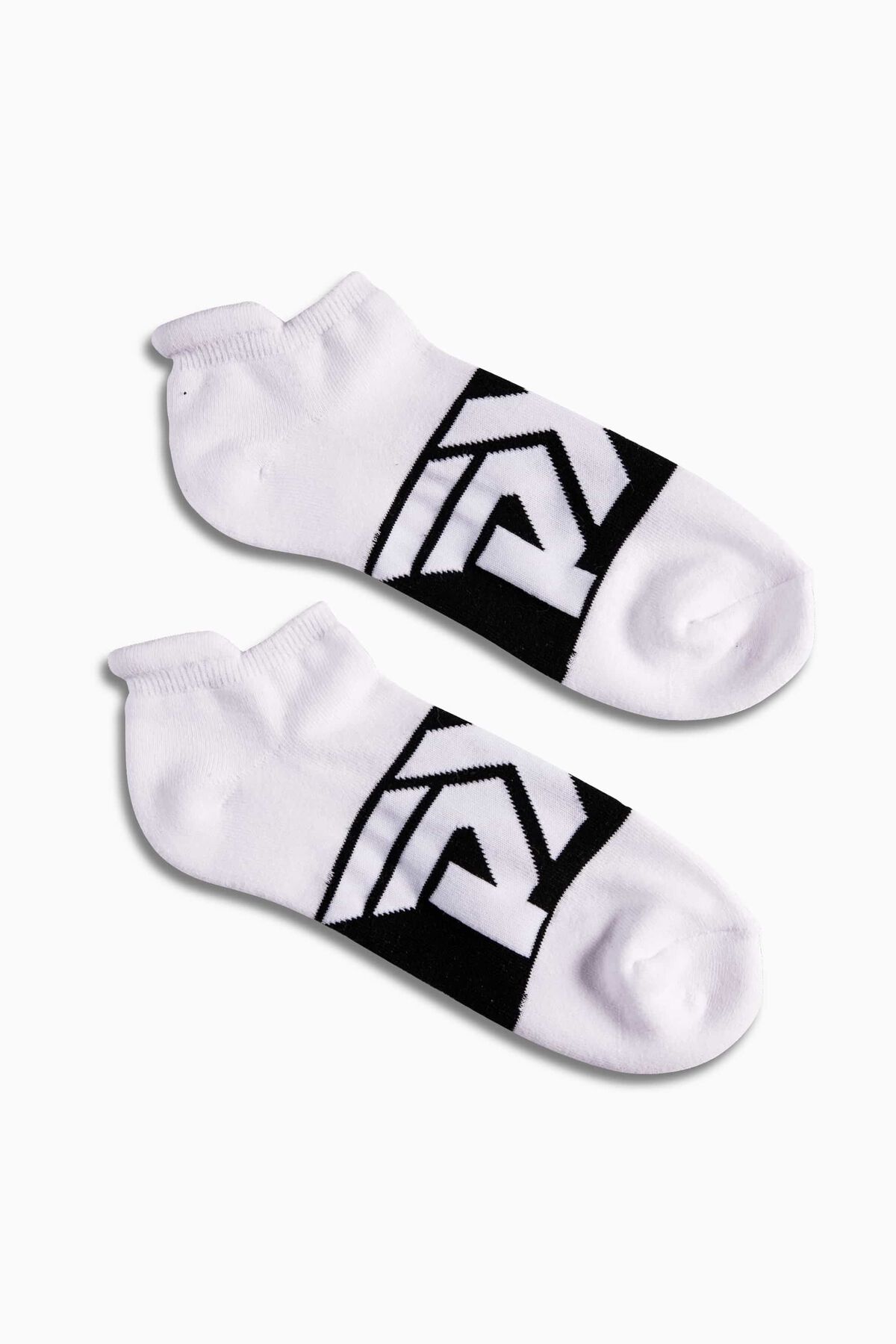 Men's Logo Low Cut Socks White