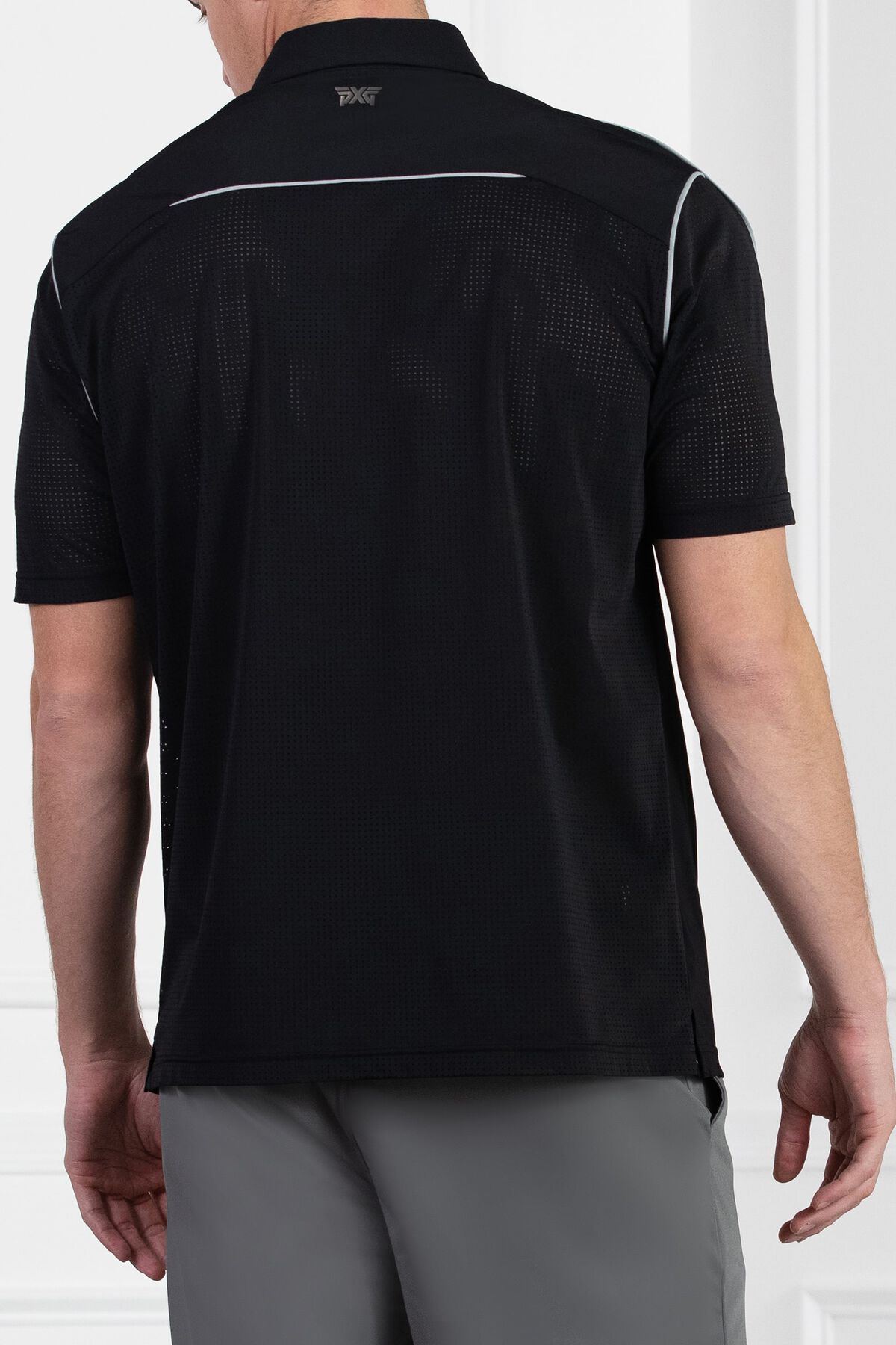 Comfort Fit Short Sleeve Perforated Polo 