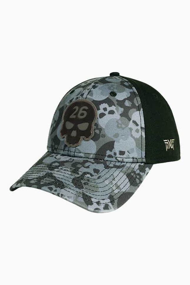 Darkness Skull Camo Stitched Logo 9FORTY Snapback Cap