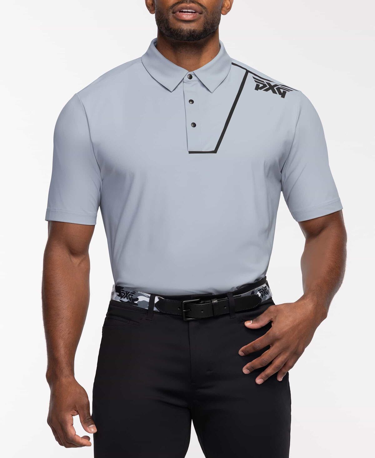 Comfort Fit Bonded Stripe Polo 