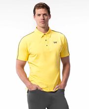 Athletic Fit Bonded Chest Stripe Polo 