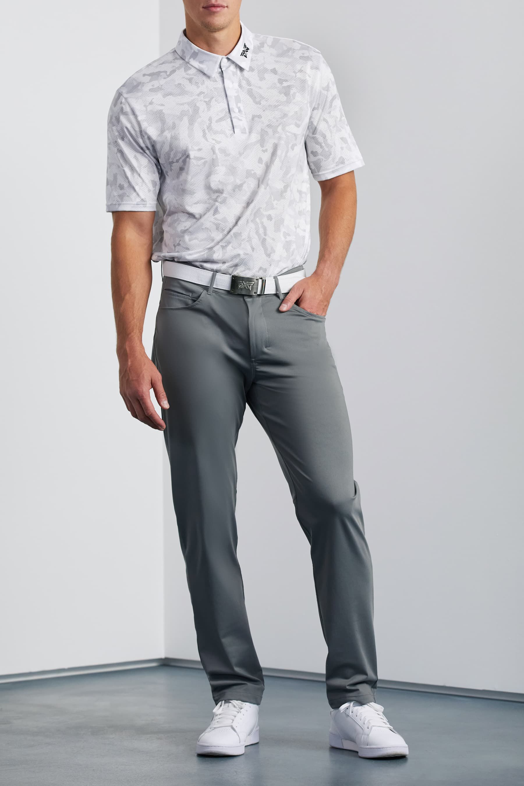 Buy Polo Ralph Lauren Men Grey Solid Flat-Front Coord Trousers for Men  Online | The Collective