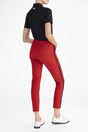 Contrast Piped Pants 