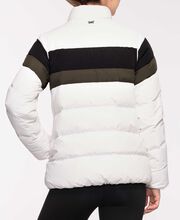 Full-Zip Stripe Puffer Jacket 