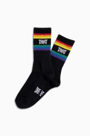 Men's Pride Crew Socks Black