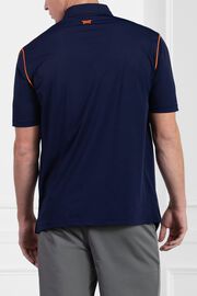 Comfort Fit Short Sleeve Collar Tipped Polo Navy