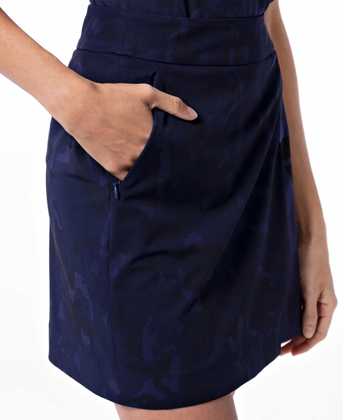 Fairway Camo Big Logo Pleated Skirt 