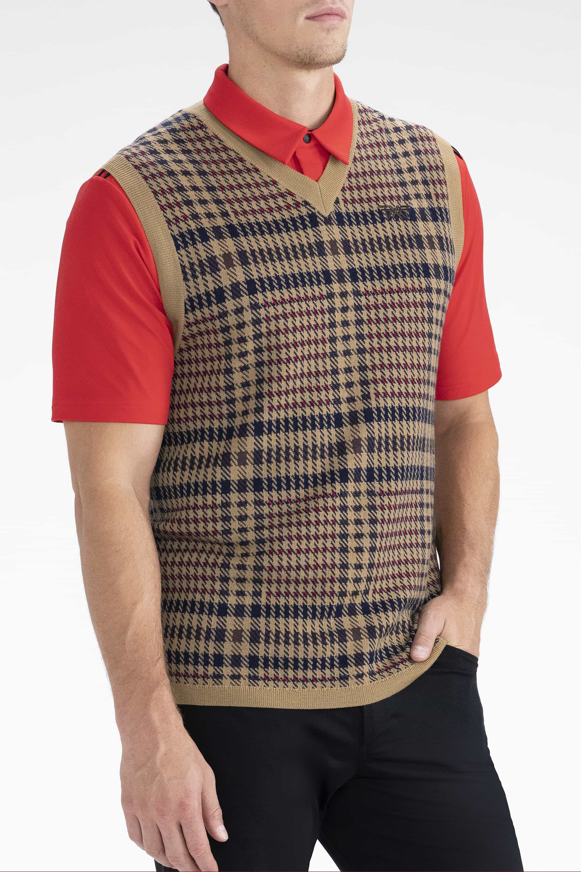 Plaid Sweater Vest | Shop the Highest Quality Golf Apparel, Gear,  Accessories and Golf Clubs at PXG