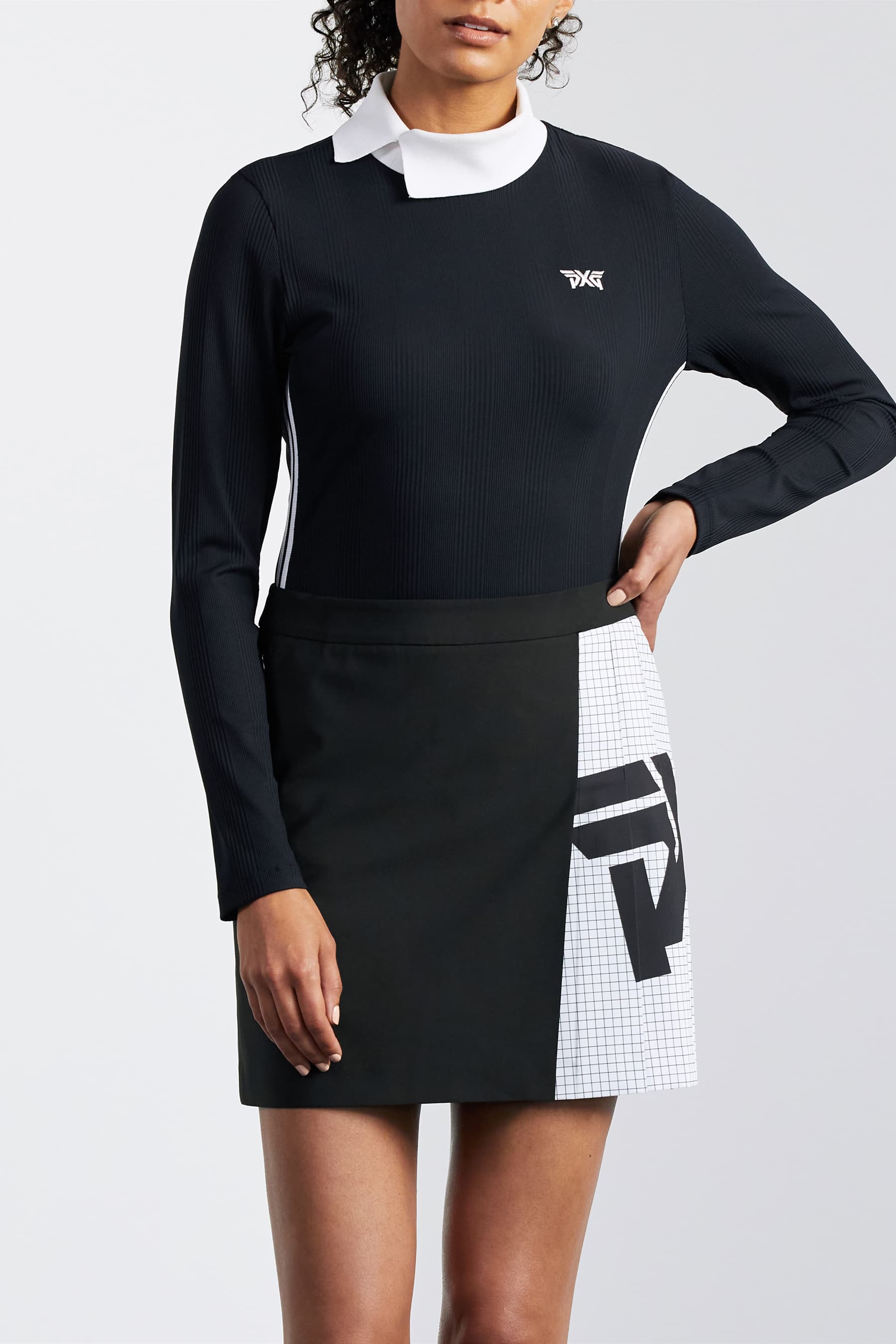 Big Logo Color Block Pleated Skirt | Shop the Highest Quality Golf Apparel,  Gear, Accessories and Golf Clubs at PXG