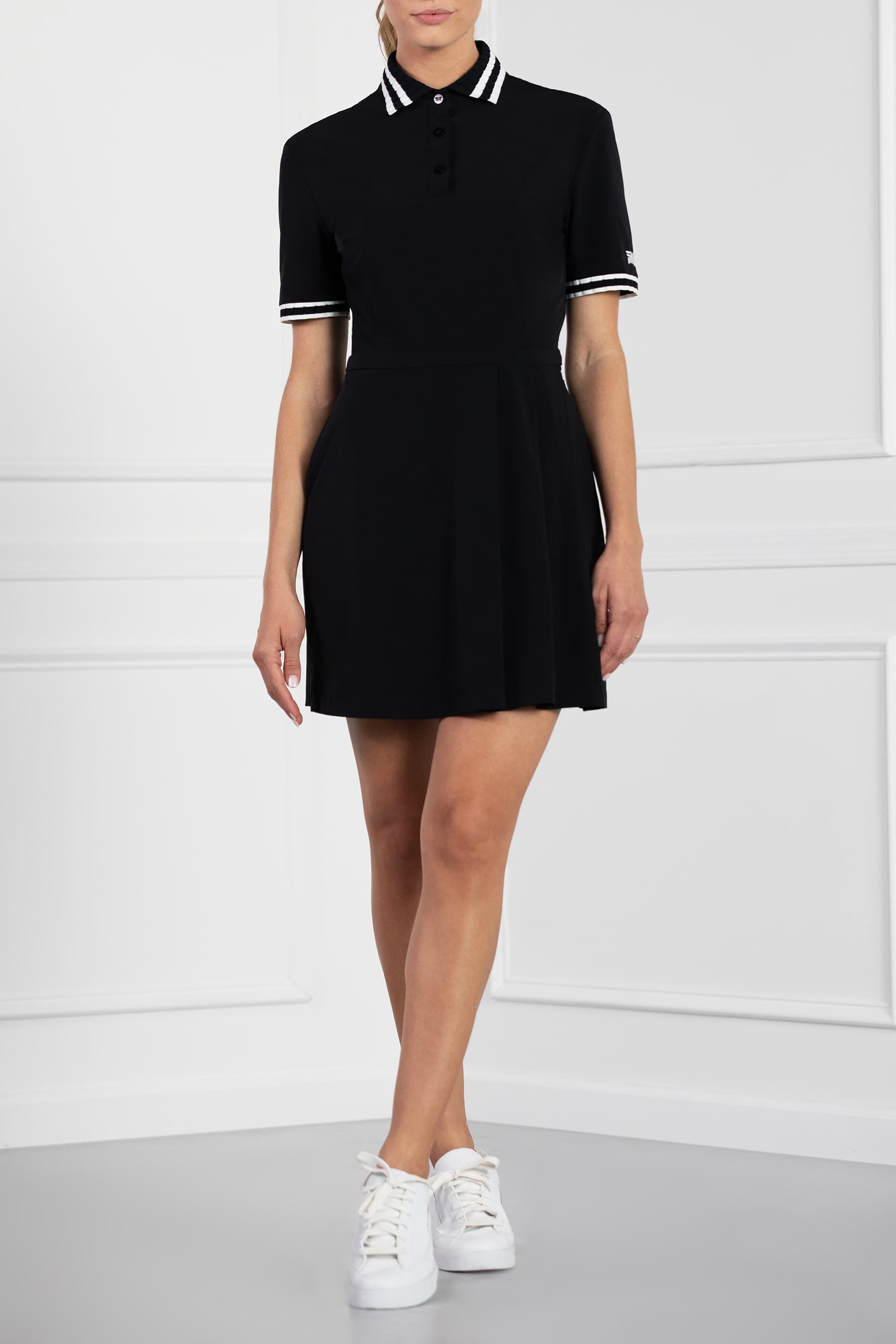 PXG Women's RP Signature Polo Dress in Black | Size Medium
