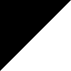 Casquette Fairway Camo à facettes minimaliste structurée à six panneaux Noir et blanc